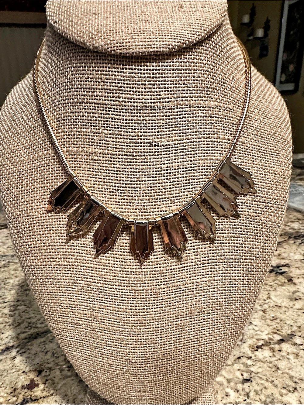Statement Necklace in Gold & Silver tone